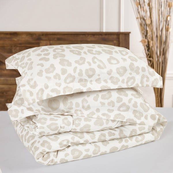 Leopard Print Comforter Set