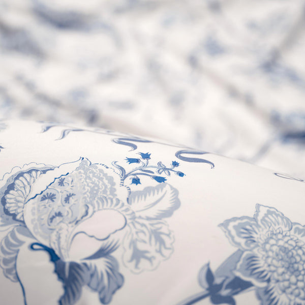 Peony Reversible Velvet Duvet Cover Set