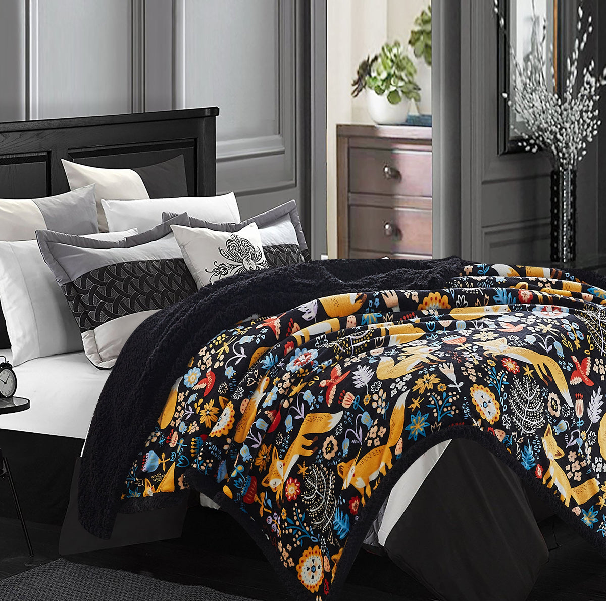 Gold Fox Throw Blanket – Chanasya