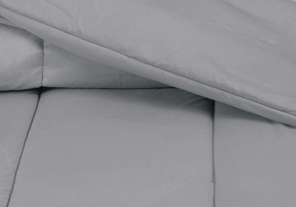 Solid Gray Comforter Set