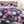 Reversible Black Pink Floral Print Comforter Set