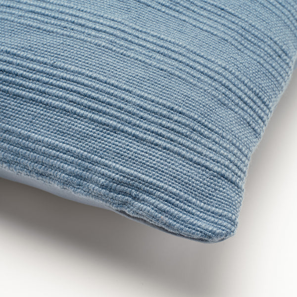 Solid Textured Stripe Woven Polyester Outdoor Throw Pillow Covers