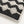 Black White Diamond Woven Polyester Outdoor Lumbar Throw Pillow Covers