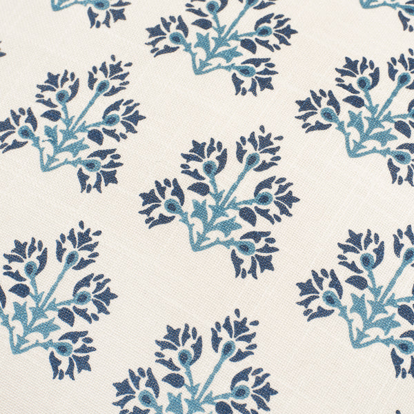 Recycled Cotton Floral Sprig Print Throw Pillow Covers