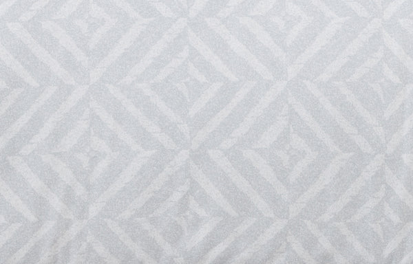 Geometric Diamond Print Gray Comforter Set