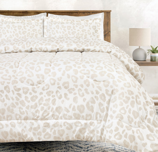 Leopard Print Comforter Set