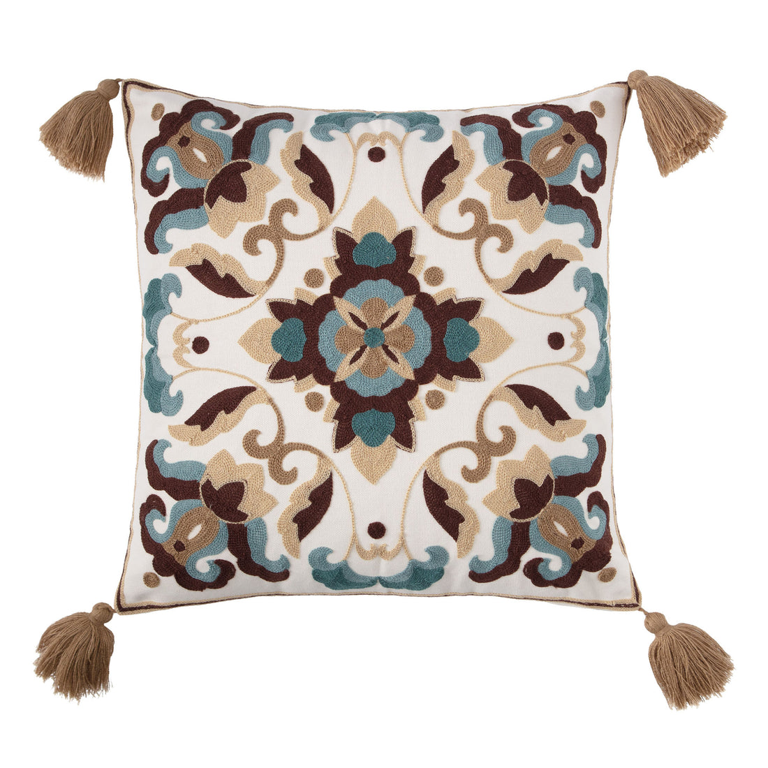 Dorelia Embroidered Throw Pillow Covers