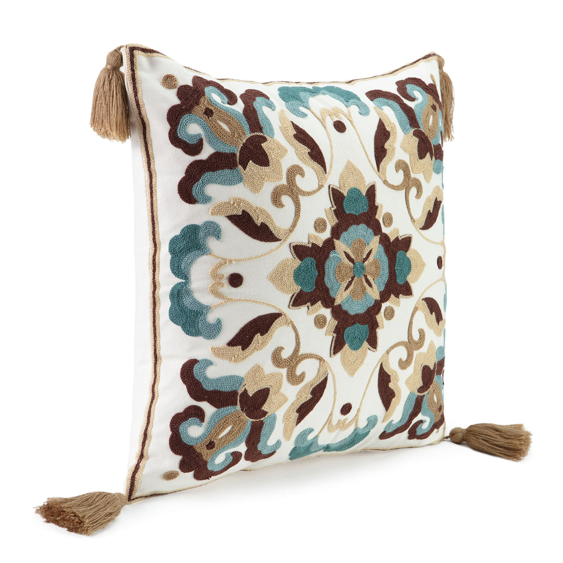 Dorelia Embroidered Throw Pillow Covers