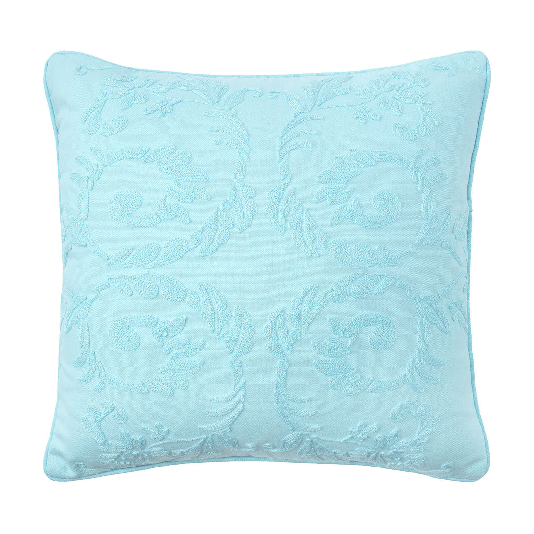 Petunia Embroidered Throw Pillow Covers