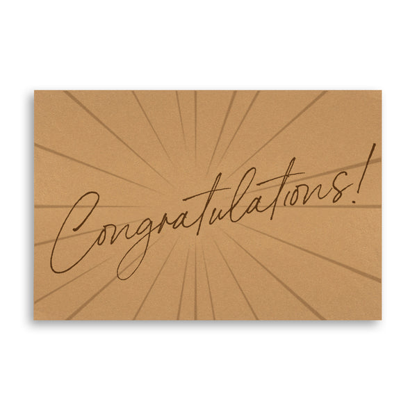 Card: Congratulations Card  (1 pc)