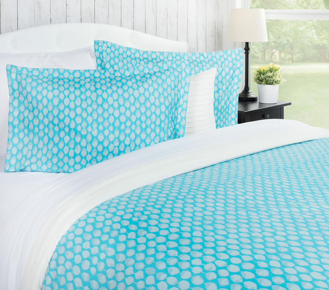 Aqua Duvet Cover Set