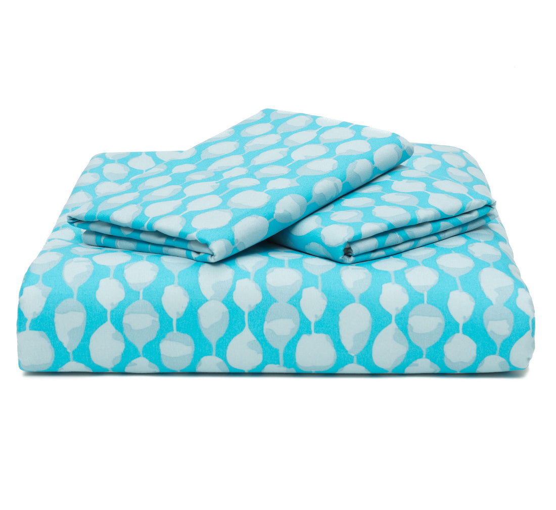 Aqua Duvet Cover Set