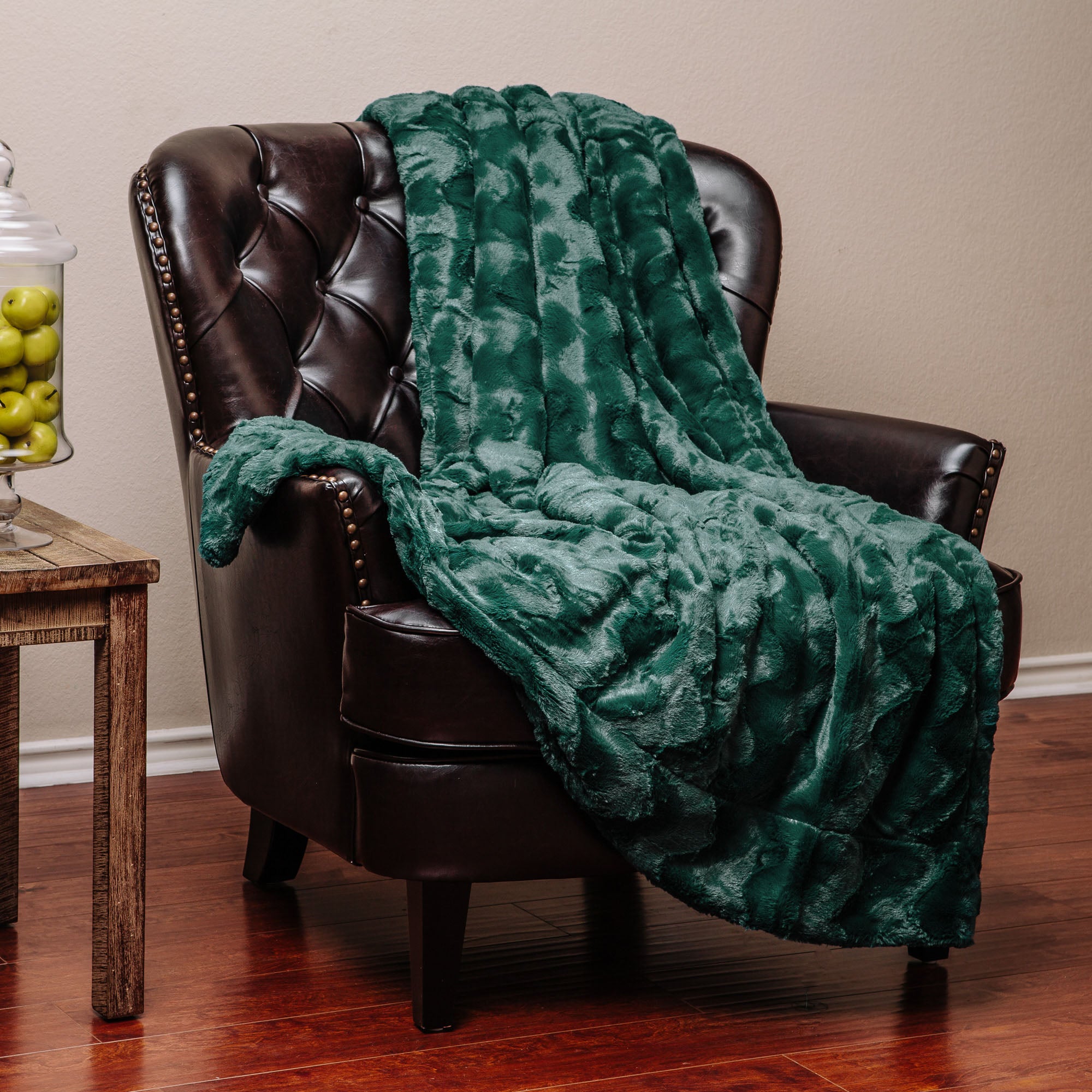 Chanasya faux fur blanket super soft fuzzy cozy warm fluffy plush throw blanket online