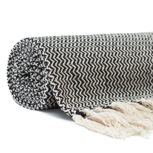 ZigZag Cotton Throw Blanket