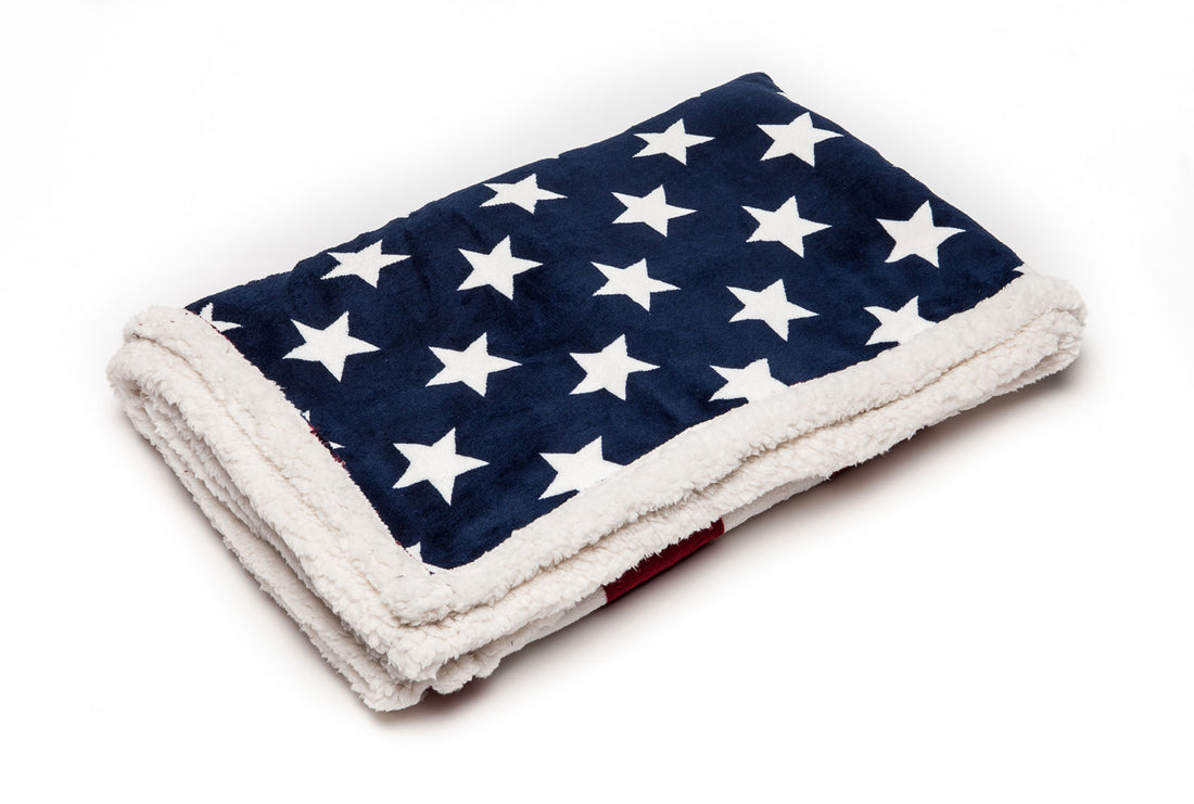 U.S.A. Flag Throw Blanket